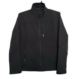 Mens TSLA Softshell Jacket SZ Small Black